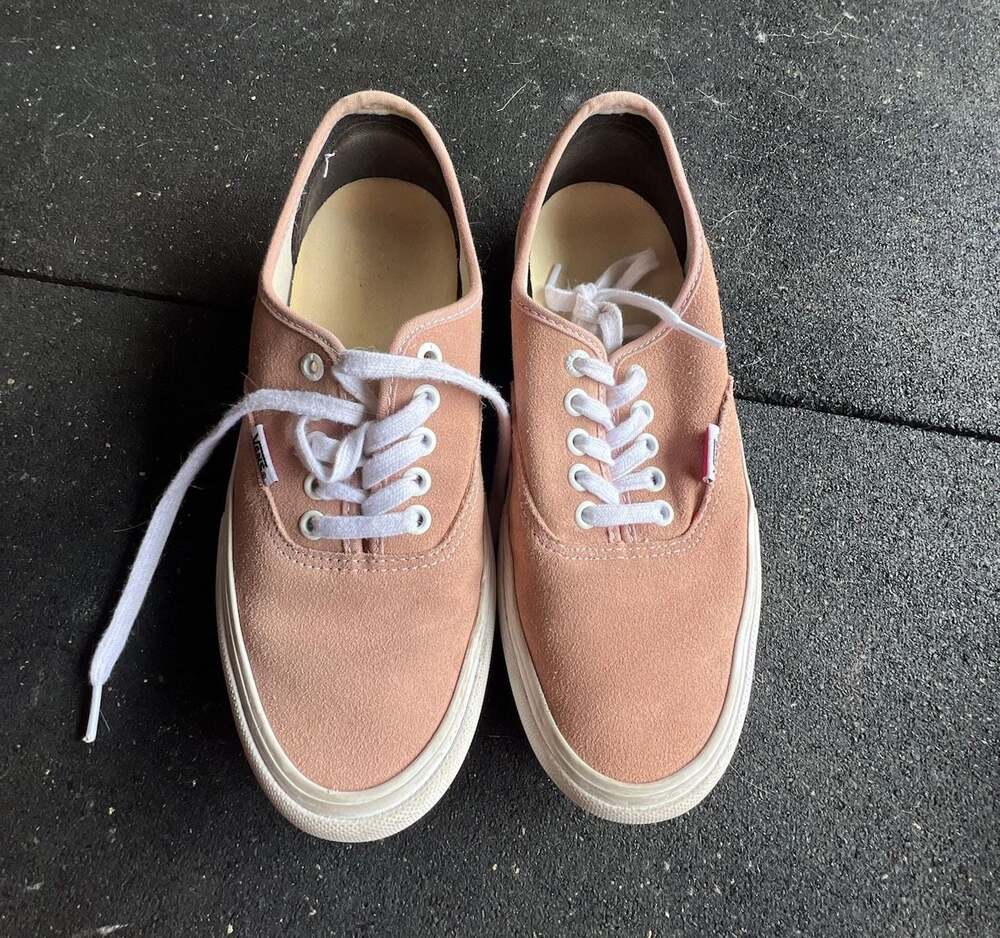 Vans Authentic Pro Suede Skate Shoes Dusty Pink US Men 7.5
